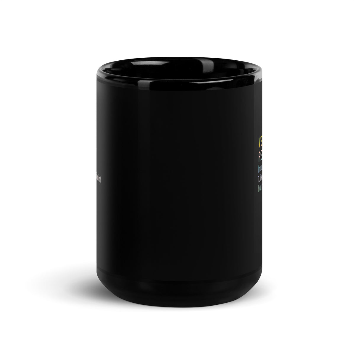 Veterinary receptionist definition Black Glossy Mug-I love Veterinary