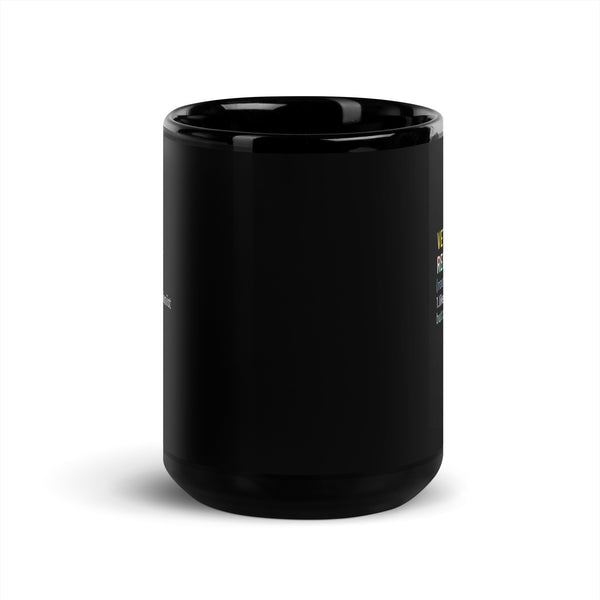 Veterinary receptionist definition Black Glossy Mug-I love Veterinary