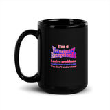 I'm a vet receptionist, I solve problems 2 Black Glossy Mug-I love Veterinary
