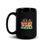 It's a good day to save animals Black Glossy Mug-I love Veterinary