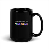 Vet receptionist are paw-some Black Glossy Mug-I love Veterinary