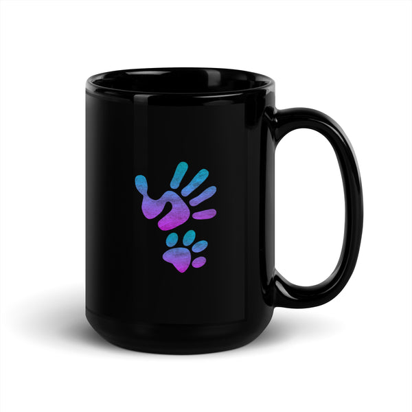 Sarah Parsons Collection Black Glossy Mug