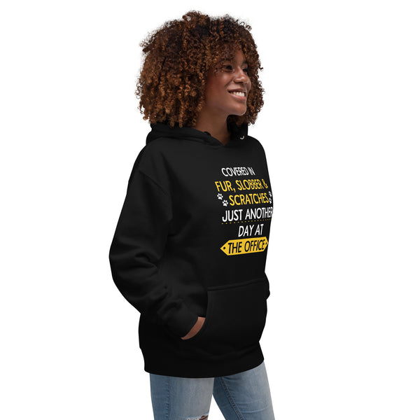 Fur, Slobber, Scratches Veterinary Women’s Premium Hoodie-I love Veterinary