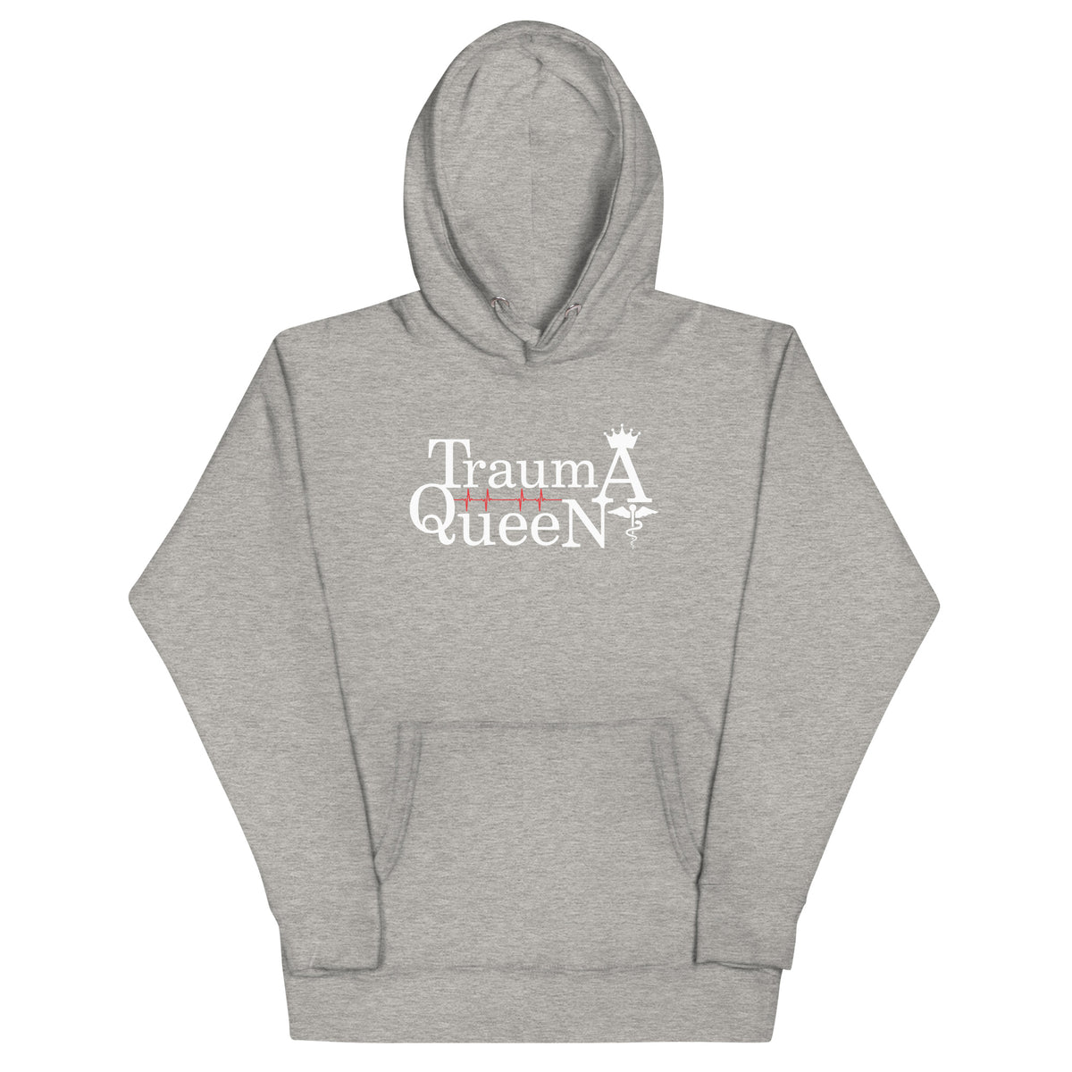 Trauma Queen Women’s Premium Hoodie-I love Veterinary