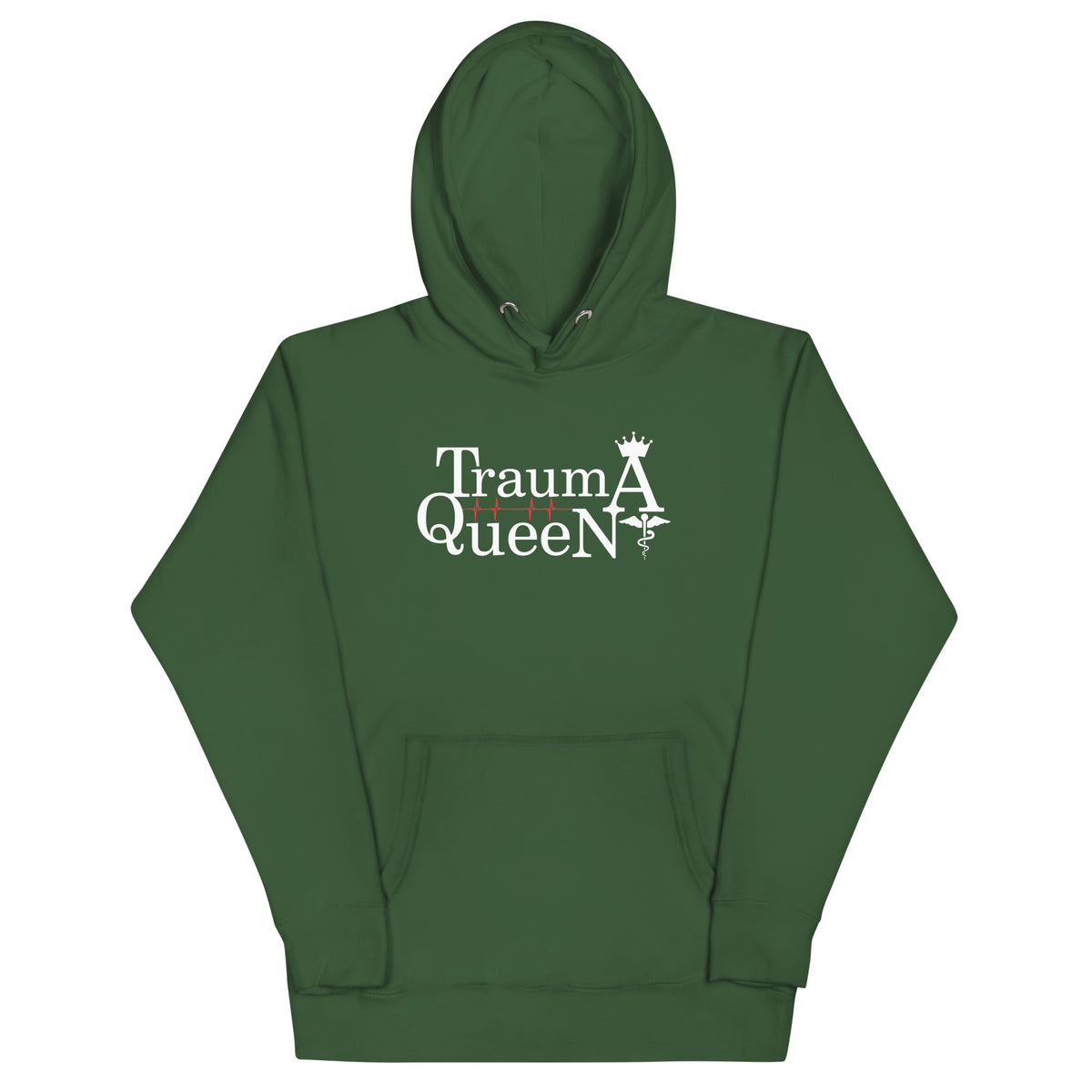 Trauma Queen Women’s Premium Hoodie-I love Veterinary