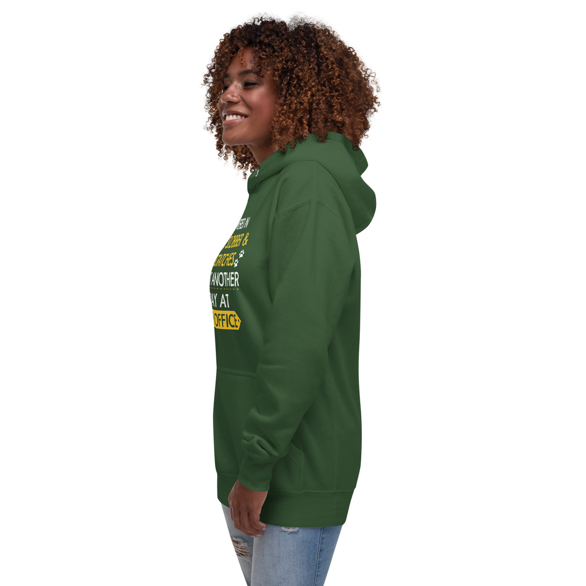 Fur, Slobber, Scratches Veterinary Women’s Premium Hoodie-I love Veterinary