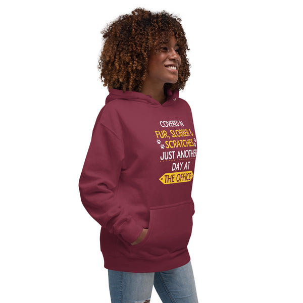 Fur, Slobber, Scratches Veterinary Women’s Premium Hoodie-I love Veterinary