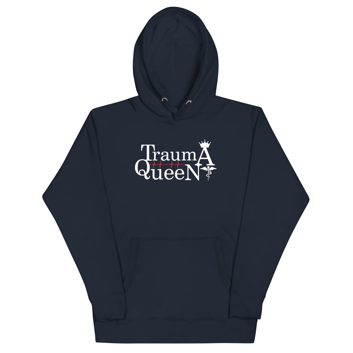 Trauma Queen Women’s Premium Hoodie-I love Veterinary