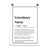 Veterinary Nurse Personalized Poster-Enhanced Matte Paper Poster-I love Veterinary