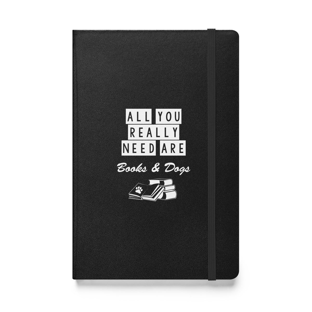 Books and Dogs Hardcover bound notebook-Hardcover Bound Notebook | JournalBook®-I love Veterinary