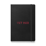 Vet Med Hardcover bound notebook-Hardcover Bound Notebook | JournalBook®-I love Veterinary