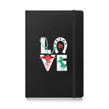 Equine Love Hardcover bound notebook-Hardcover Bound Notebook | JournalBook®-I love Veterinary