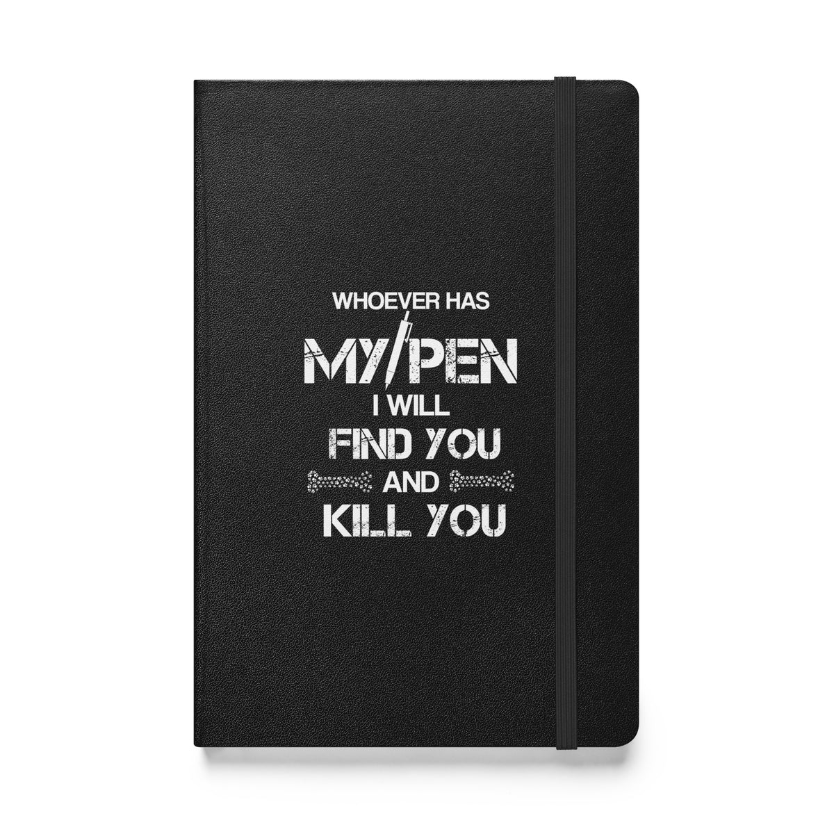 My Pen Joke Hardcover bound notebook-Hardcover Bound Notebook | JournalBook®-I love Veterinary