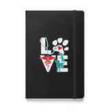 Love Veterinary cat and dog Hardcover bound notebook-I love Veterinary