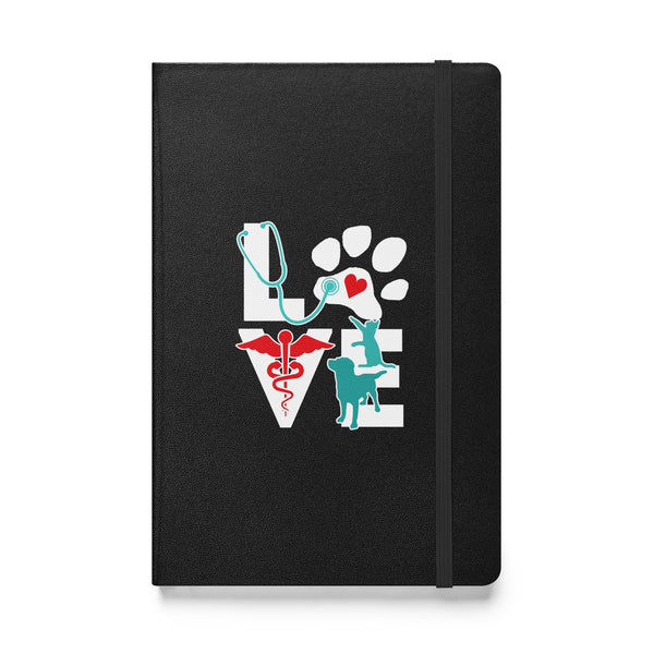 Love Veterinary cat and dog Hardcover bound notebook-I love Veterinary