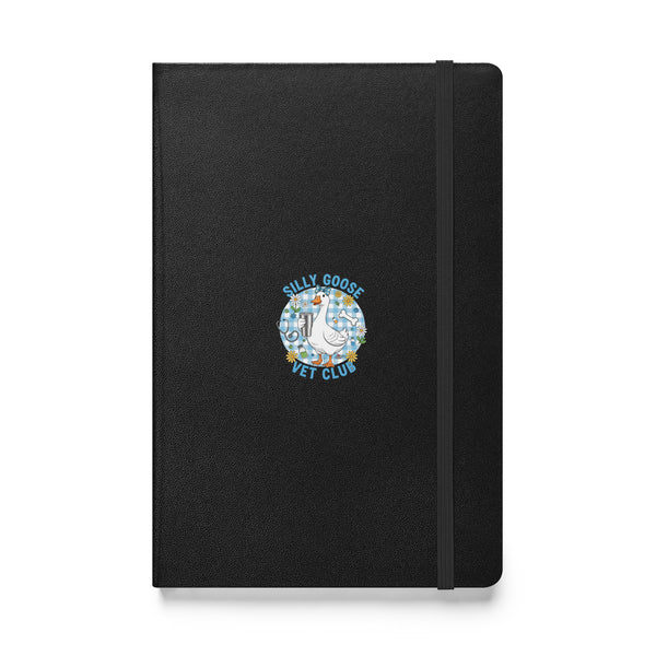 Silly Goose Vet Club Hardcover-bound notebook-Hardcover Bound Notebook | JournalBook®-I love Veterinary