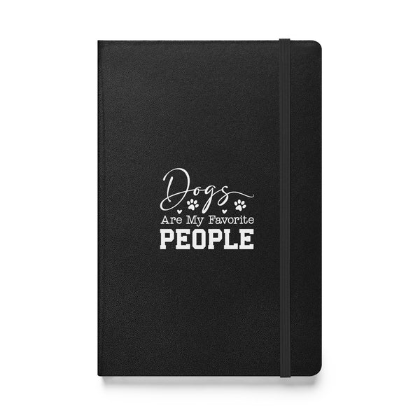 Dogs Are My Favorite People Hardcover-bound notebook-Hardcover Bound Notebook | JournalBook®-I love Veterinary
