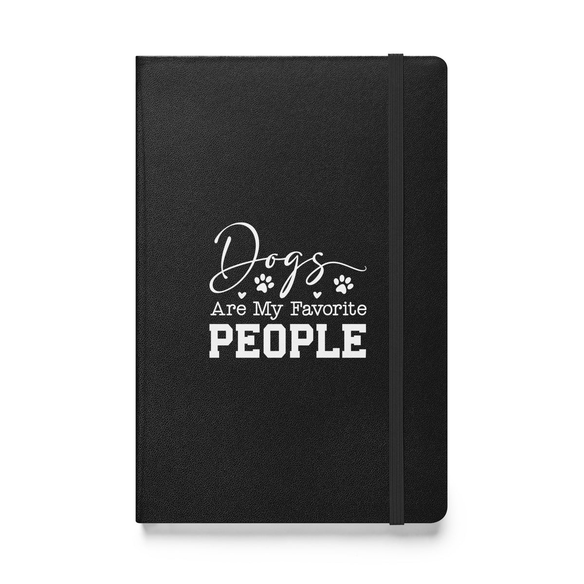 Dogs Are My Favorite People Hardcover-bound notebook-Hardcover Bound Notebook | JournalBook®-I love Veterinary