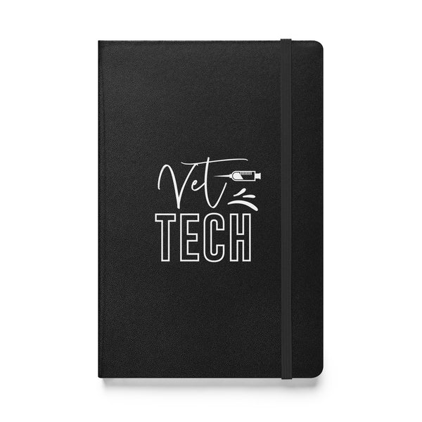Vet Tech Needle Hardcover-bound notebook-Hardcover Bound Notebook | JournalBook®-I love Veterinary