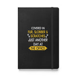 Fur, Slobber, Scratches Hardcover bound notebook-Hardcover Bound Notebook | JournalBook®-I love Veterinary