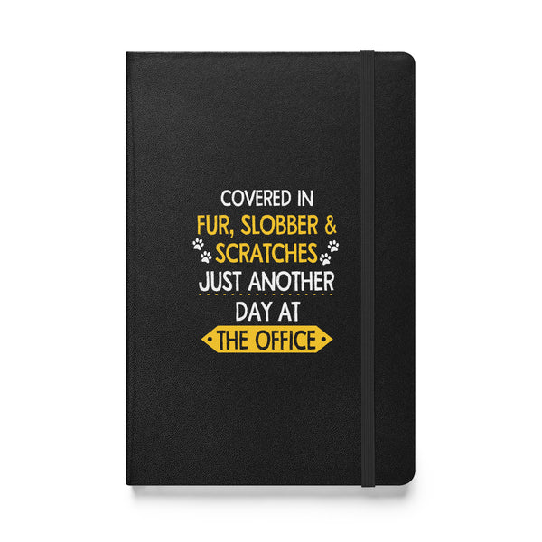 Fur, Slobber, Scratches Hardcover bound notebook-Hardcover Bound Notebook | JournalBook®-I love Veterinary