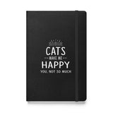 Cats make me happy Hardcover bound notebook-Hardcover Bound Notebook | JournalBook®-I love Veterinary