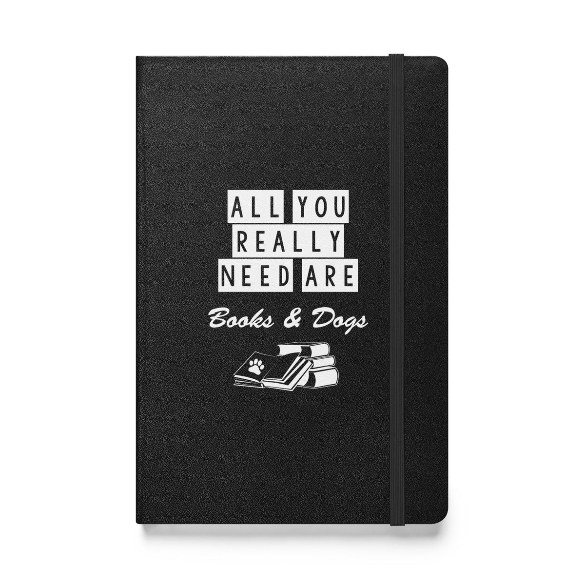 Books and Dogs Hardcover bound notebook-Hardcover Bound Notebook | JournalBook®-I love Veterinary