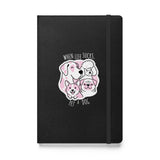 When life sucks pet a dog, Hardcover-bound notebook-I love Veterinary
