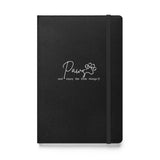 Paws and enjoy the little things, Hardcover-bound notebook-I love Veterinary