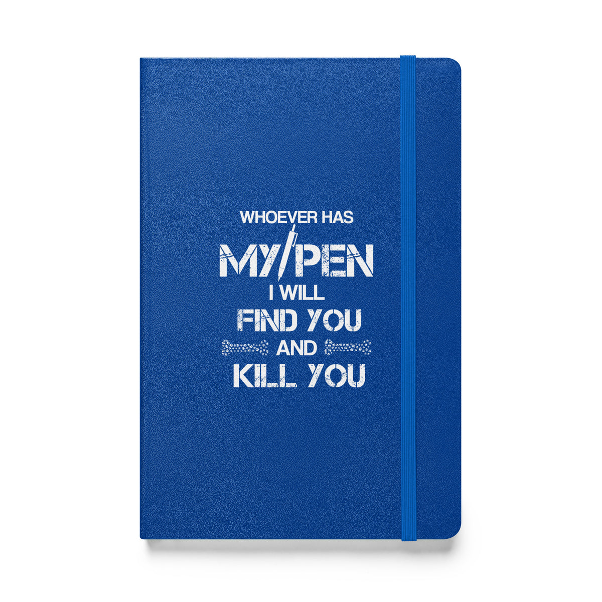 My Pen Joke Hardcover bound notebook-Hardcover Bound Notebook | JournalBook®-I love Veterinary