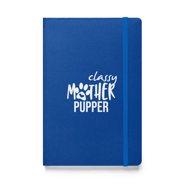 Classy mother pupper Hardcover bound notebook-Hardcover Bound Notebook | JournalBook®-I love Veterinary