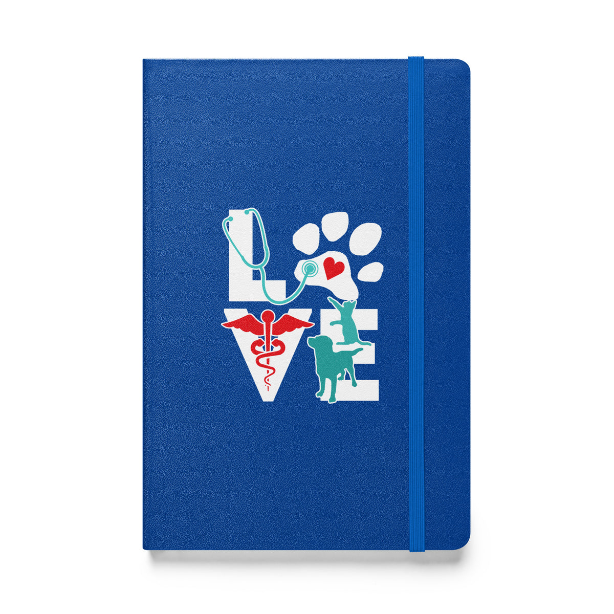 Love Veterinary cat and dog Hardcover bound notebook-I love Veterinary