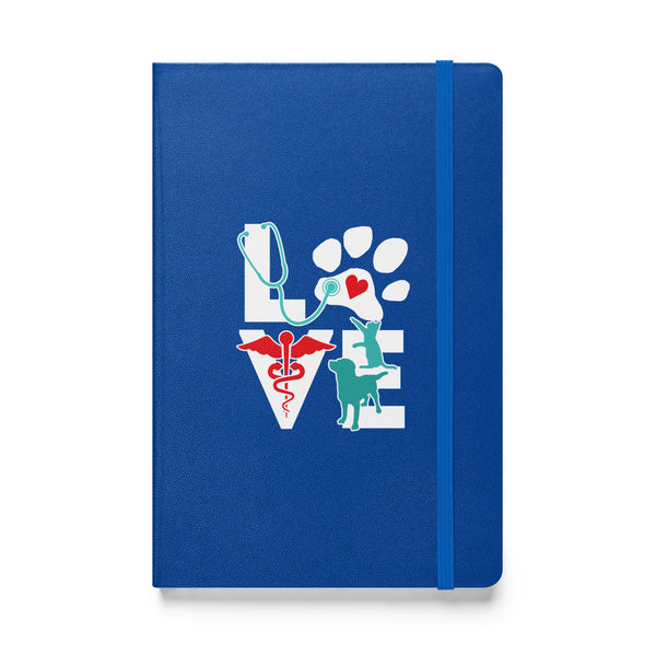 Love Veterinary cat and dog Hardcover bound notebook-I love Veterinary