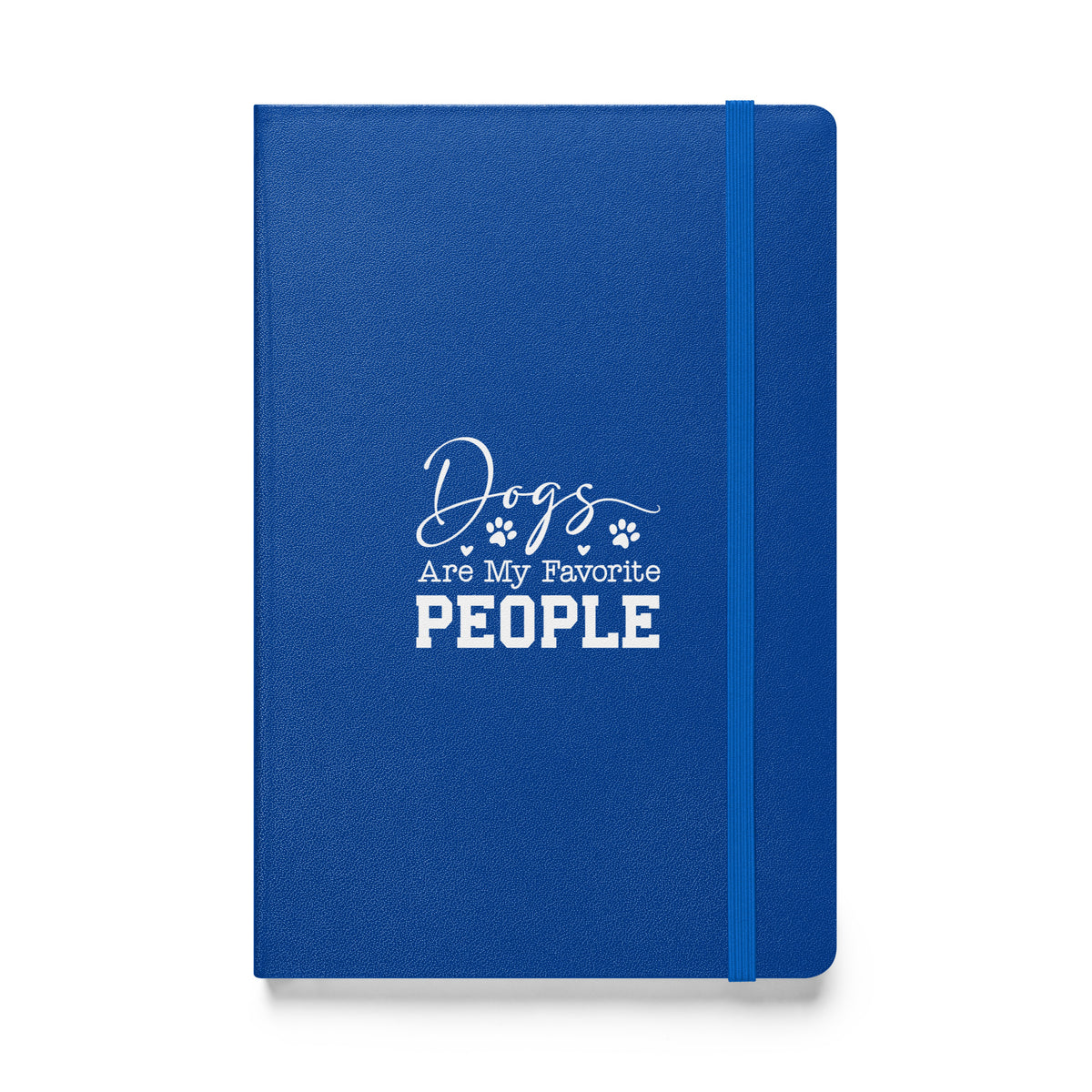 Dogs Are My Favorite People Hardcover-bound notebook-Hardcover Bound Notebook | JournalBook®-I love Veterinary