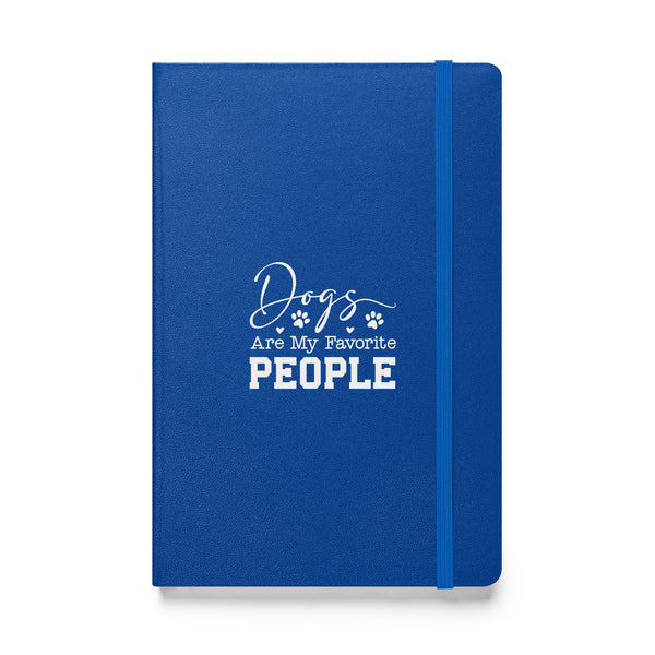 Dogs Are My Favorite People Hardcover-bound notebook-Hardcover Bound Notebook | JournalBook®-I love Veterinary