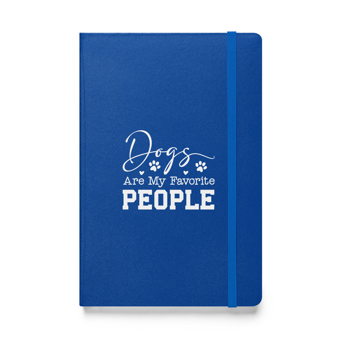 Dogs Are My Favorite People Hardcover-bound notebook-Hardcover Bound Notebook | JournalBook®-I love Veterinary