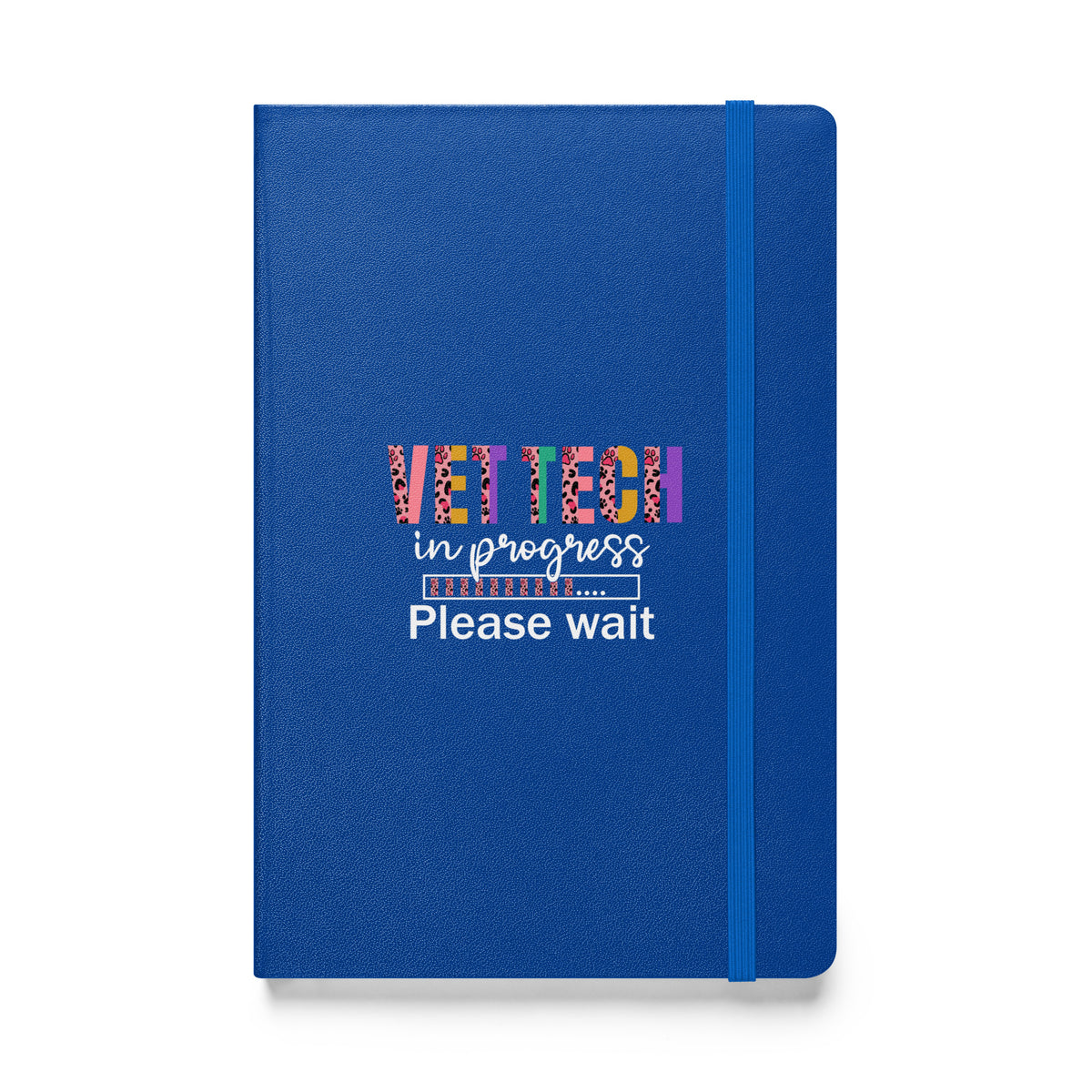 Vet Tech in Progress... Hardcover bound notebook-Hardcover Bound Notebook | JournalBook®-I love Veterinary