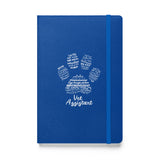 Vet Assistant Pawprint Hardcover bound notebook-Hardcover Bound Notebook | JournalBook®-I love Veterinary
