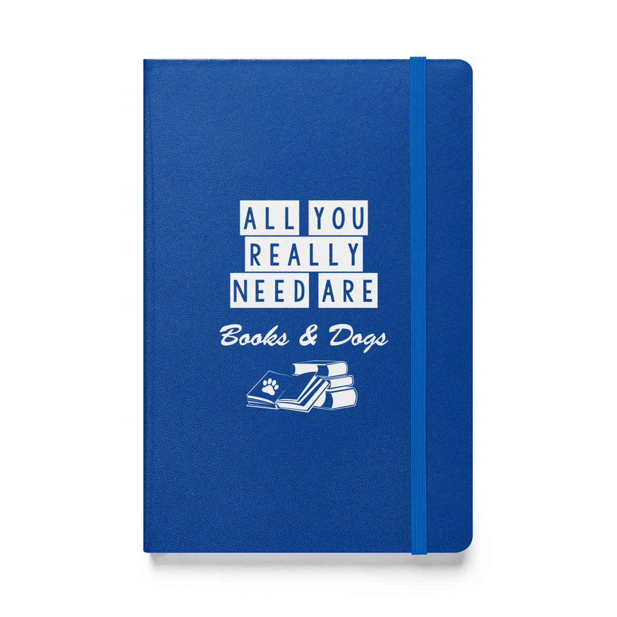 Books and Dogs Hardcover bound notebook-Hardcover Bound Notebook | JournalBook®-I love Veterinary
