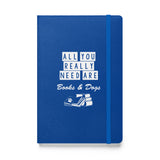 Books and Dogs Hardcover bound notebook-Hardcover Bound Notebook | JournalBook®-I love Veterinary