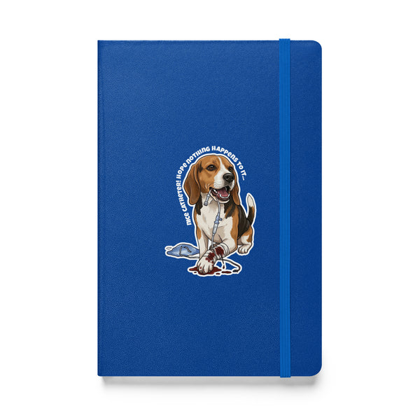 Nice catheter!, Hardcover-bound notebook-I love Veterinary