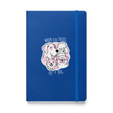 When life sucks pet a dog, Hardcover-bound notebook-I love Veterinary