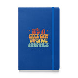 It's a good day to save animals, Hardcover-bound notebook-I love Veterinary