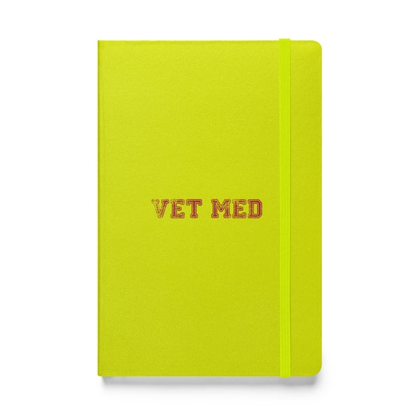 Vet Med Hardcover bound notebook-Hardcover Bound Notebook | JournalBook®-I love Veterinary