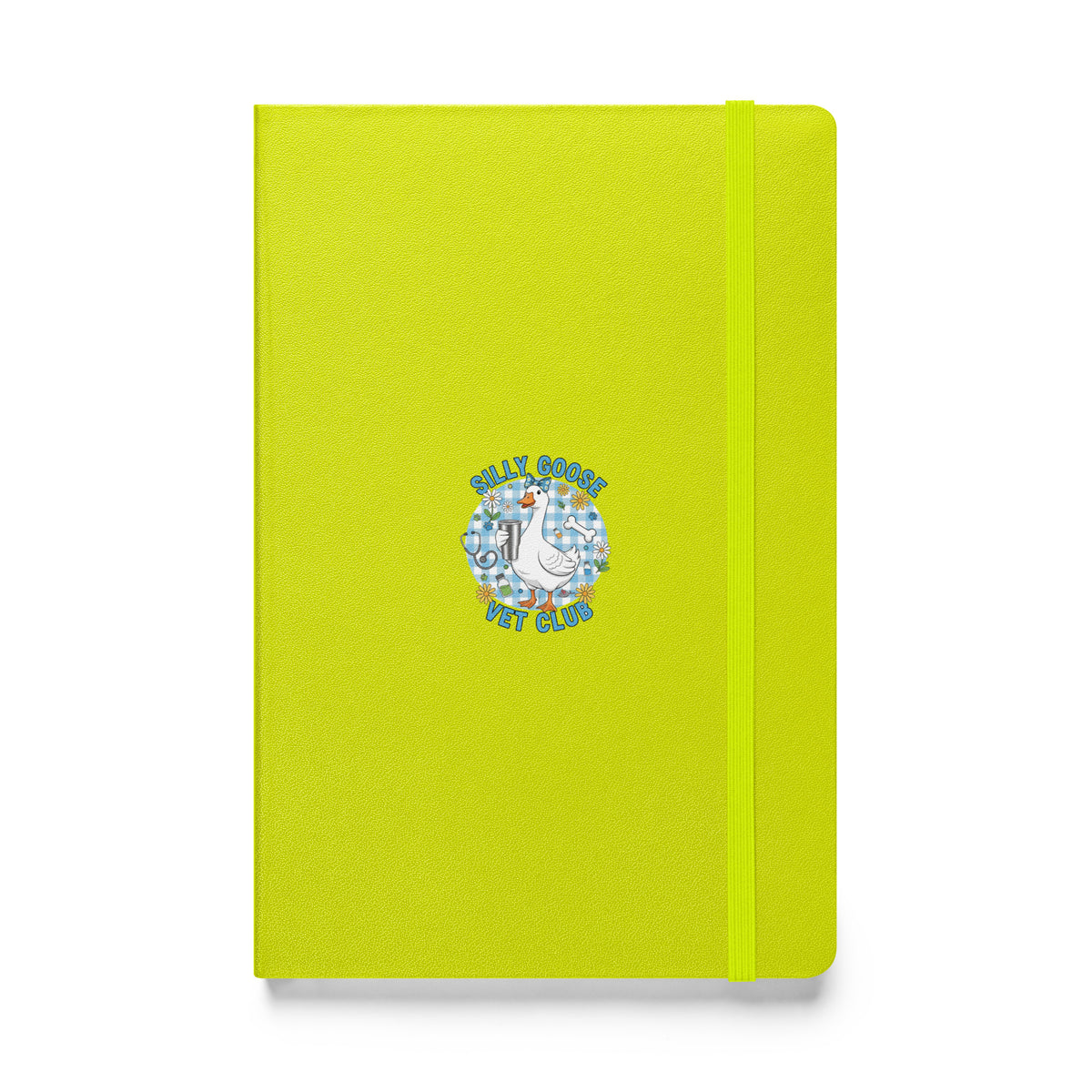 Silly Goose Vet Club Hardcover-bound notebook-Hardcover Bound Notebook | JournalBook®-I love Veterinary