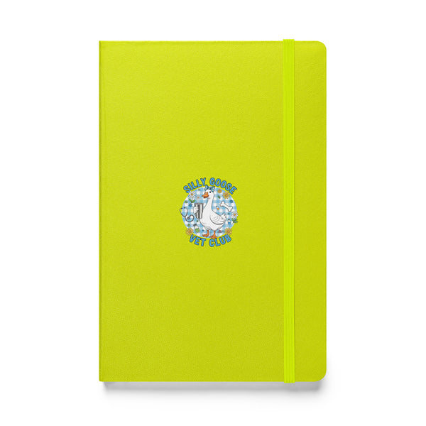 Silly Goose Vet Club Hardcover-bound notebook-Hardcover Bound Notebook | JournalBook®-I love Veterinary