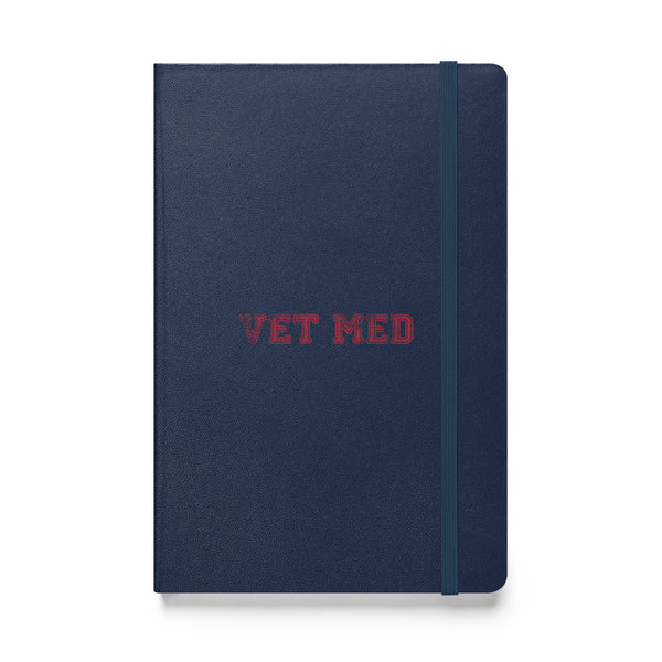 Vet Med Hardcover bound notebook-Hardcover Bound Notebook | JournalBook®-I love Veterinary