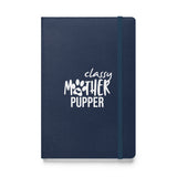 Classy mother pupper Hardcover bound notebook-Hardcover Bound Notebook | JournalBook®-I love Veterinary