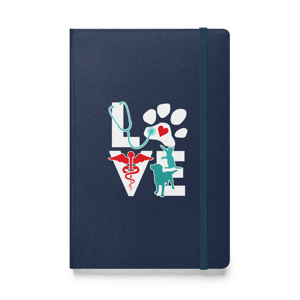 Love Veterinary cat and dog Hardcover bound notebook-I love Veterinary