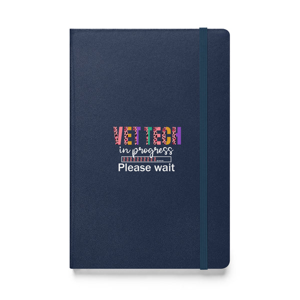 Vet Tech in Progress... Hardcover bound notebook-Hardcover Bound Notebook | JournalBook®-I love Veterinary